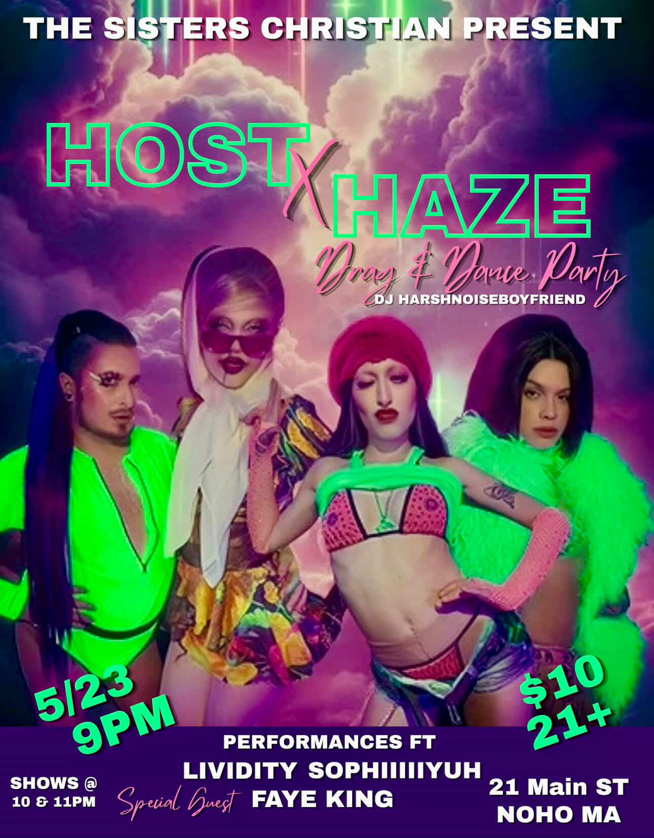 Flyer: Host dance party: Just the tip