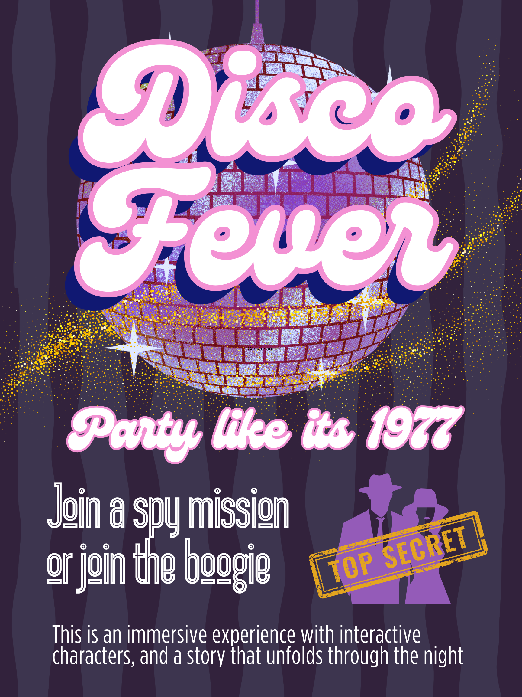 Flyer: Immersive disco dance party