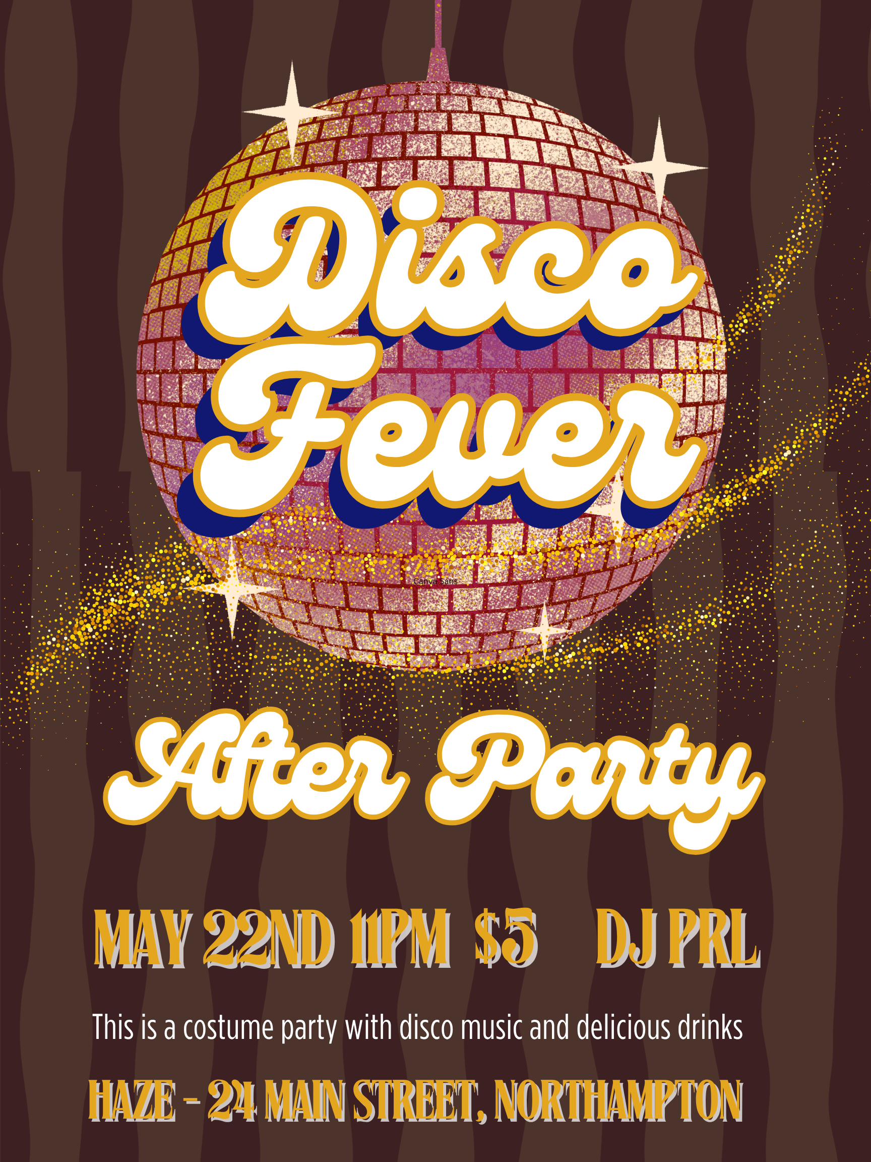 Flyer: Disco fever after party! With DJ PRL